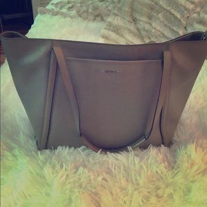 Tumi leather tote laptop bag purse